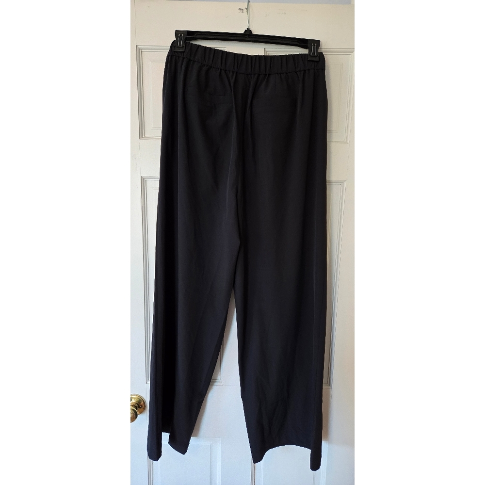 Varley Kayson Black Wide-Leg Pants 29.5in Inseam - Picture 3 of 5